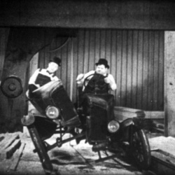 Laurel et Hardy Menuisiers