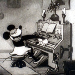 Mickey plays Santa Claus