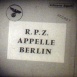 R.P.Z. appelle Berlin