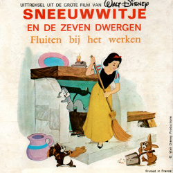 Blanche-Neige et les Sept Nains "Sneeuwwitje en de Zeven Dwergen - Fluiten bij het werken"