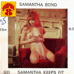 Strip-Tease années des 60 Samantha Bond "Samantha keeps Fit"